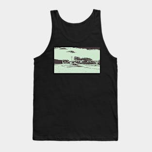 Small old watchtower. Old ruins Tank Top